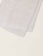 Barefoot Dreams Cozy Shine Herringbone Blanket