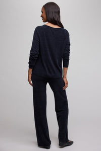 Barefoot Dreams CCUL Jersey Roll Pullover & Wide Leg Pant