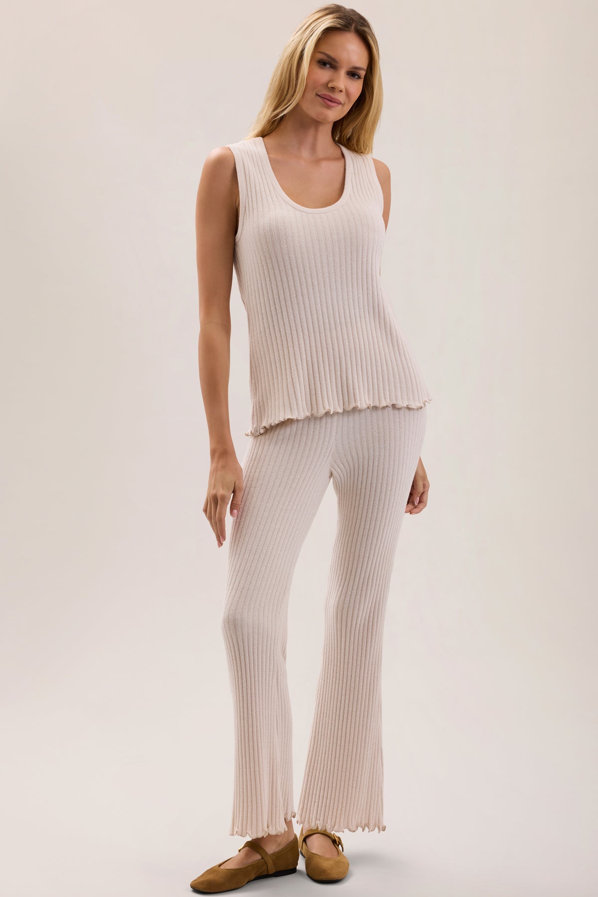 Barefoot Dreams CCUL Petal Edge Rib Tank