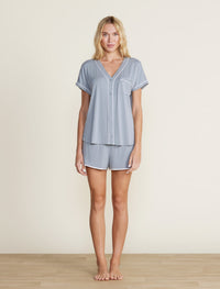 Barefoot Dreams Malibu Soft Jersey Piped Lounge Set