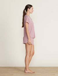 Barefoot Dreams Malibu Soft Jersey Piped Lounge Set