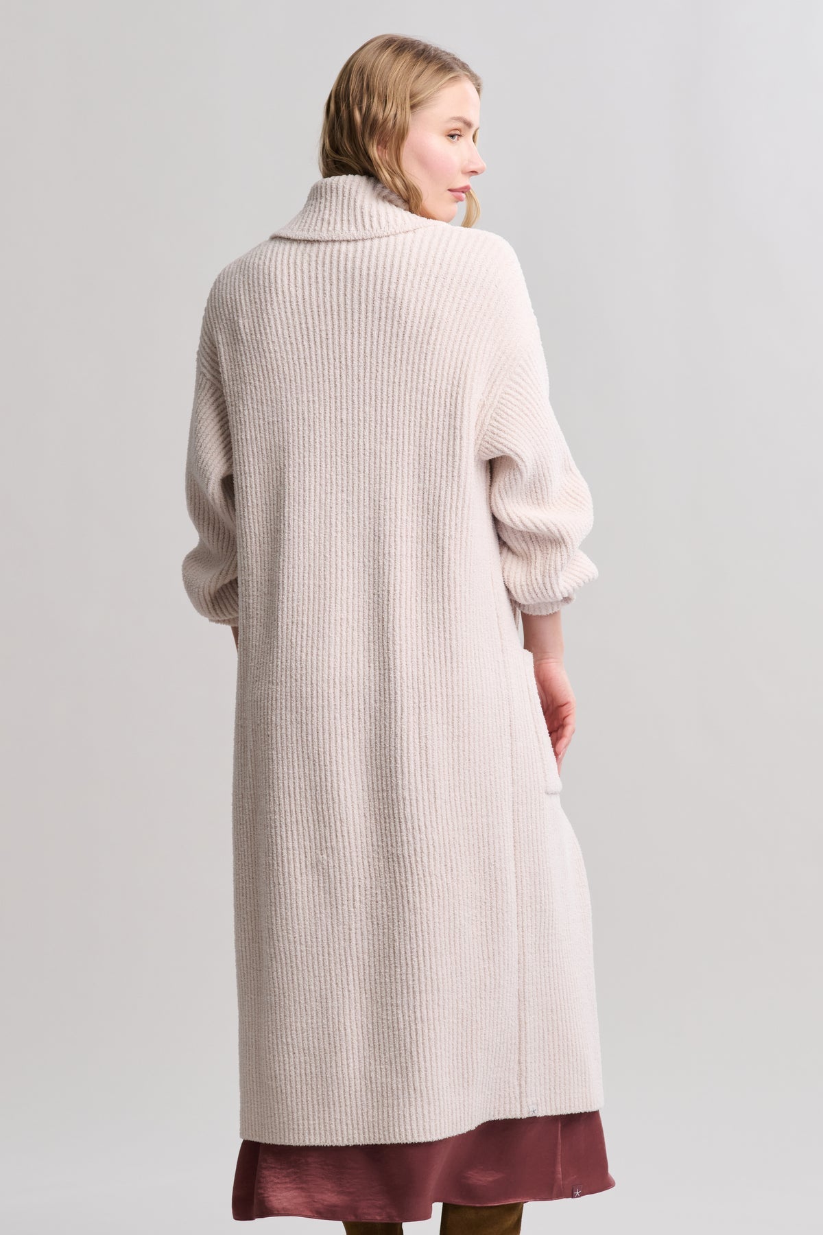 Barefoot Dreams CC Cotton Rib Long Coat