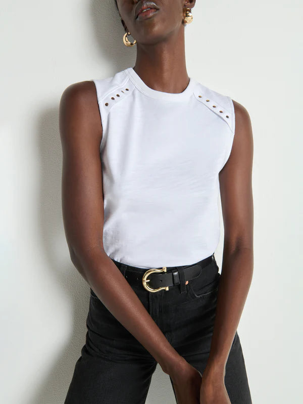 Nation Davina Tank White