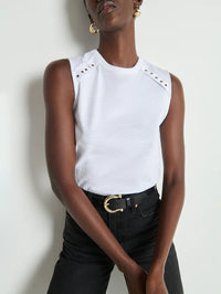 Nation Davina Tank White