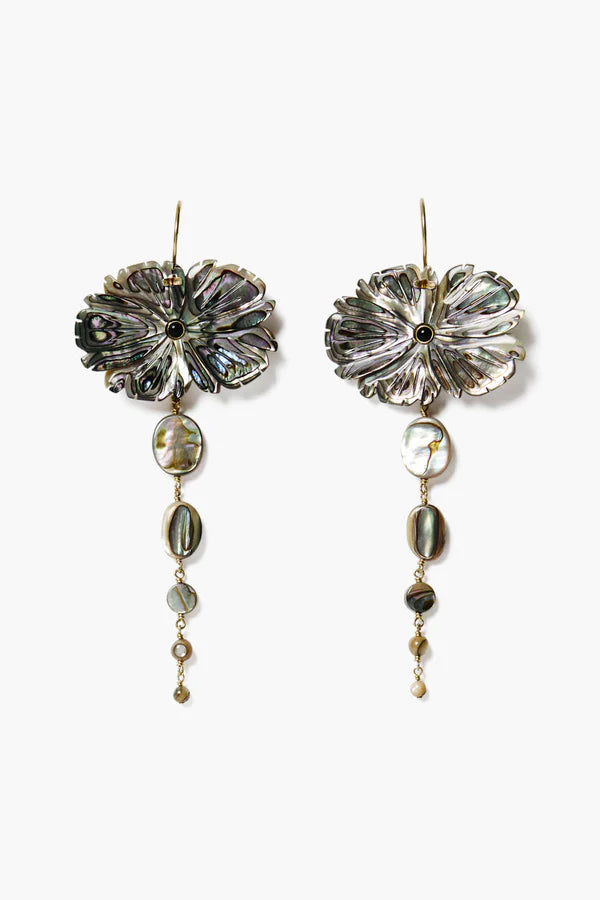 Chan Luu Magnolia Drop Earrings