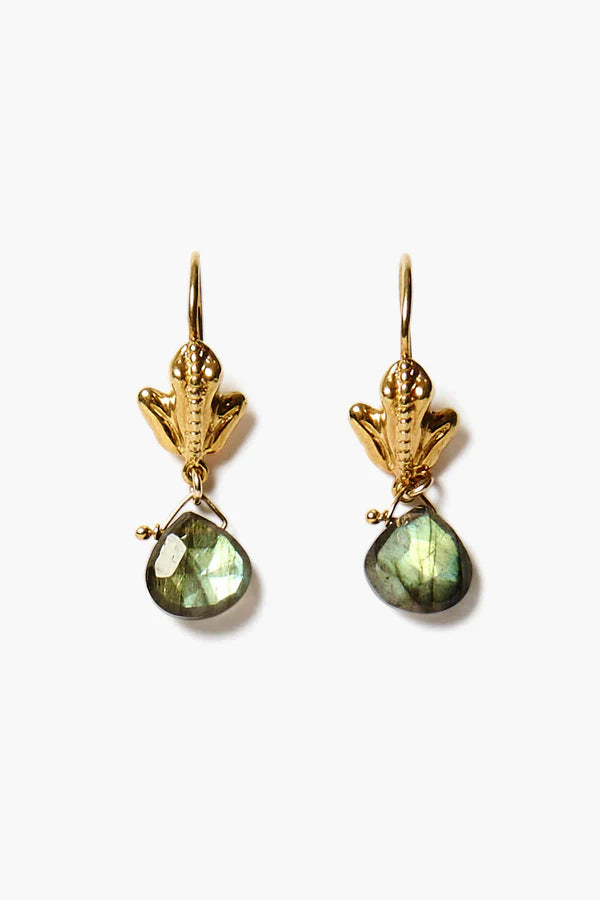 Chan Luu Frog Drop Earrings