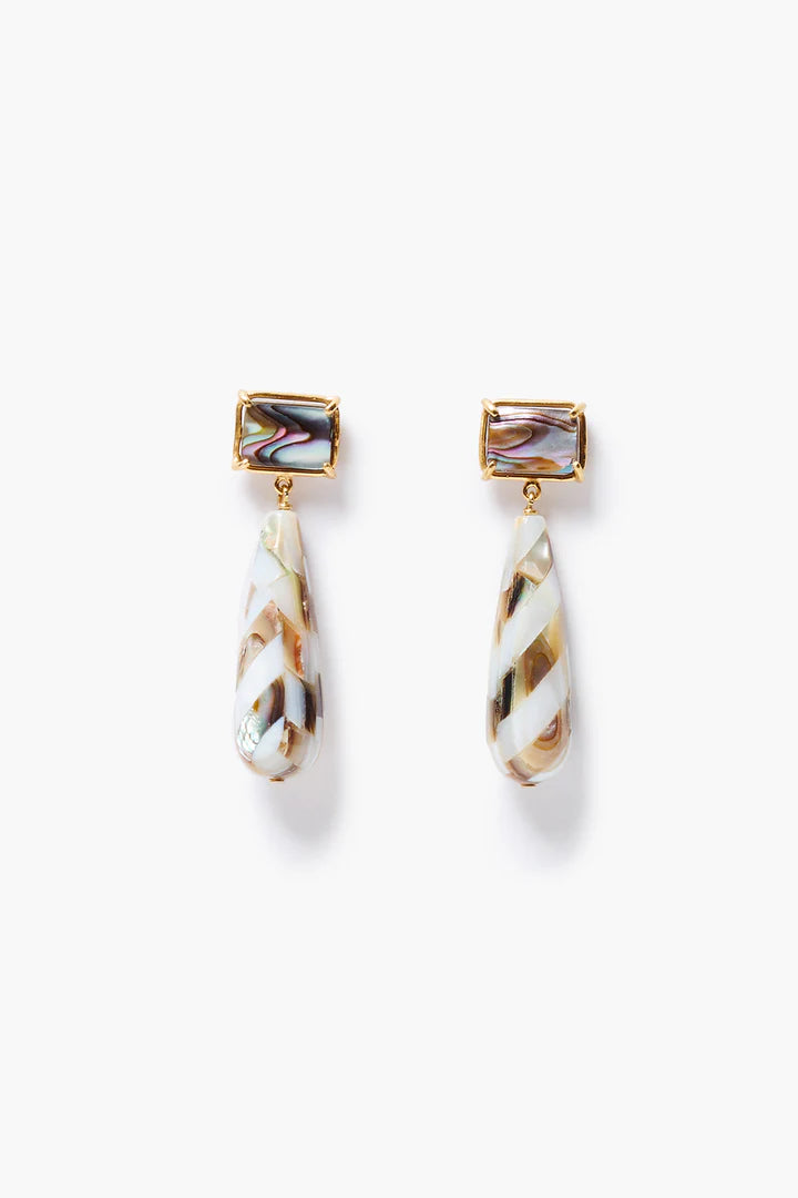 Chan Luu Balthazar Drop Earrings Abalone