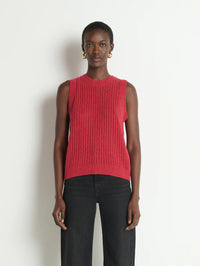 Nation Elliana Knit Tank Red