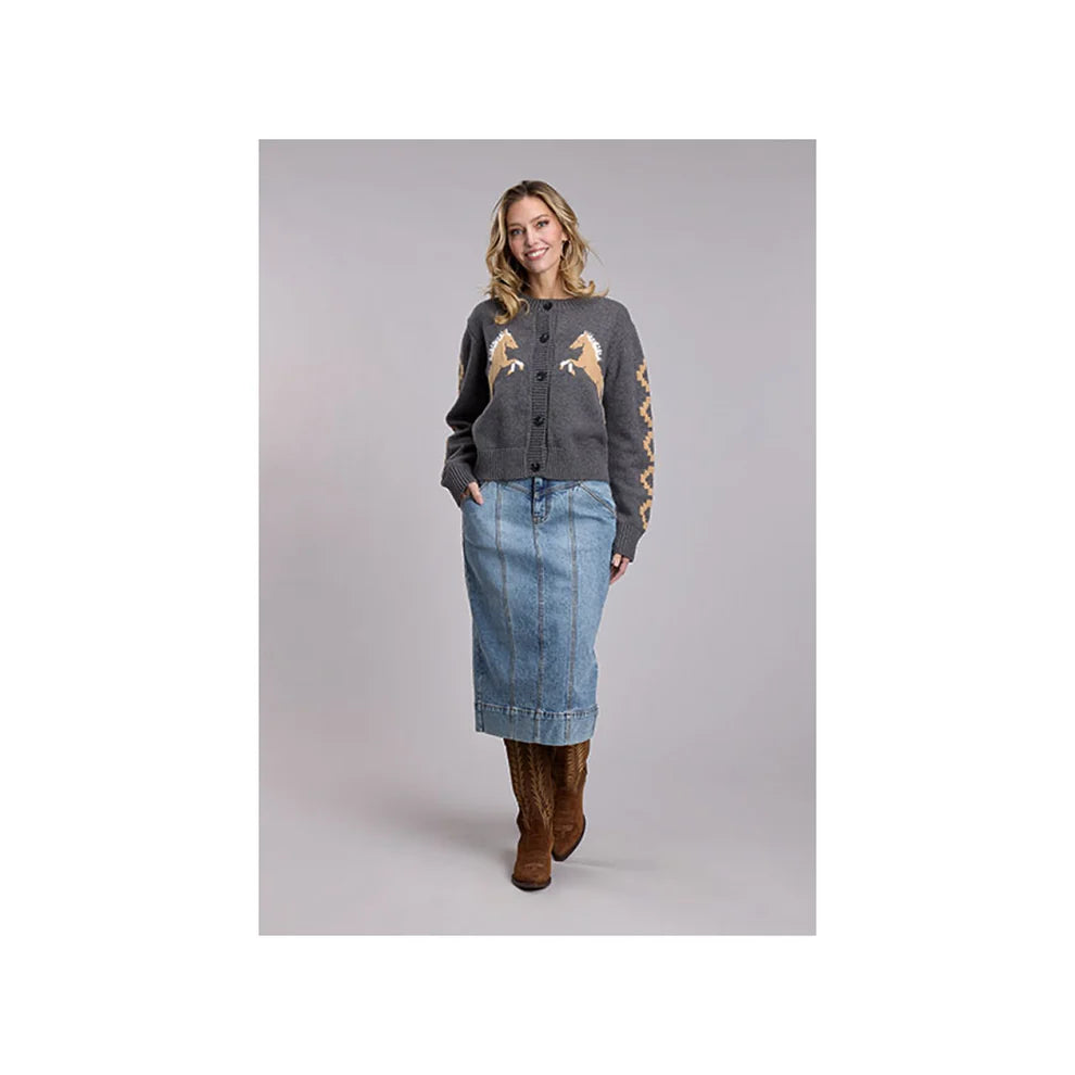 Stetson Bronc Crop Cardigan