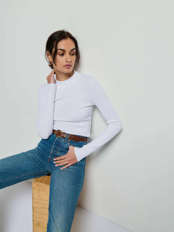 Nation Gina White Long Sleeve