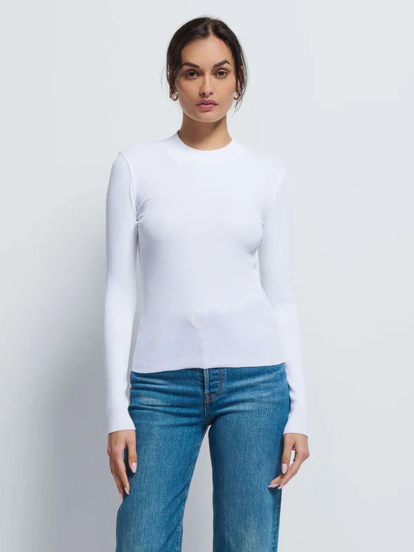 Nation Gina White Long Sleeve
