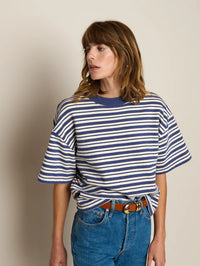 Nation Gio Sweatshirt Tossed Stripe