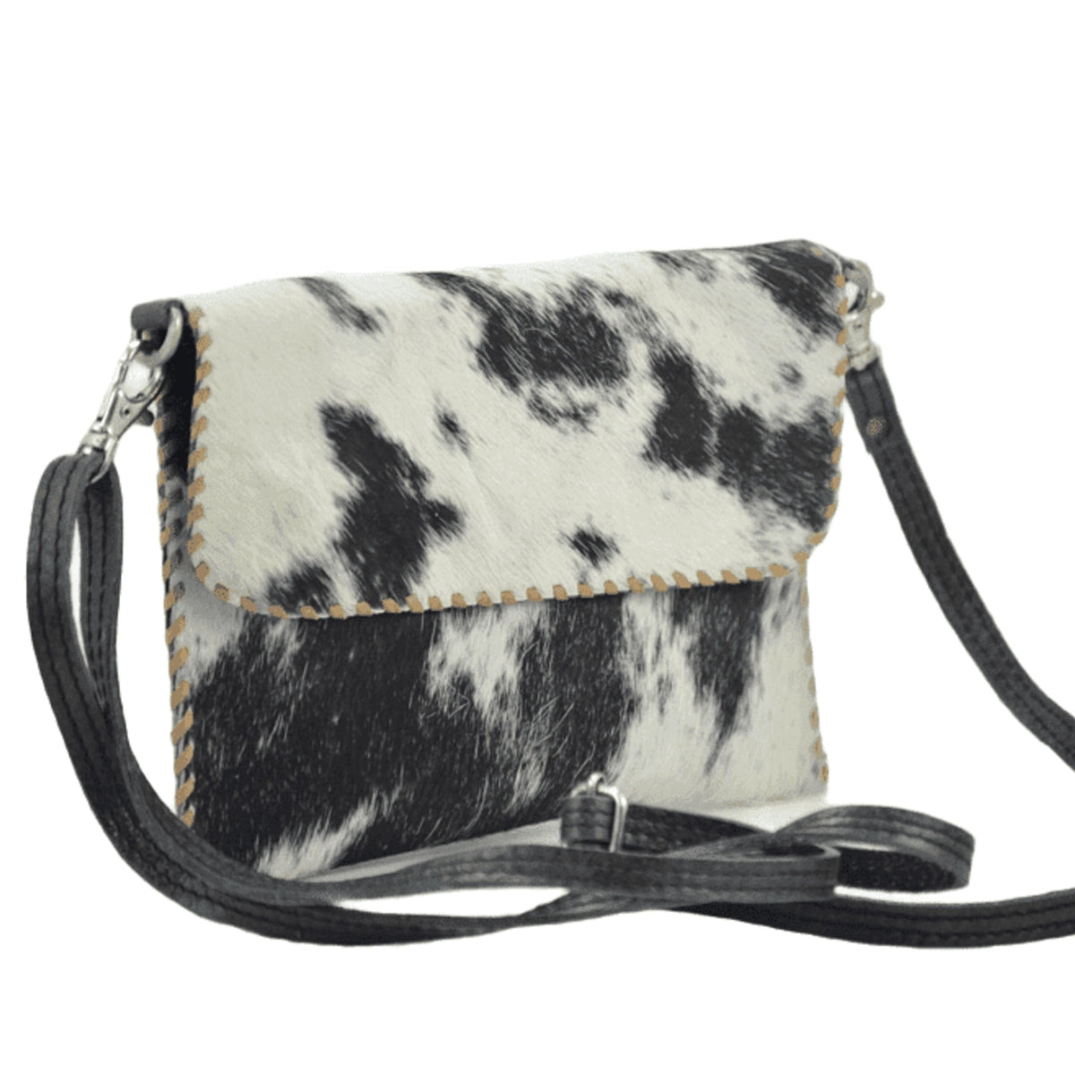 Crossbody Bag Cowhide Hairon Leather