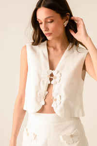 Kaanas Izabel Floral Vest