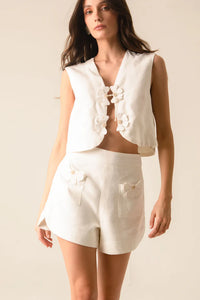 Kaanas Izabel Floral Vest