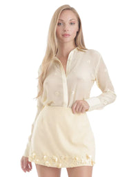 Karina Grimaldi Ayla Blouse Pastel Yellow