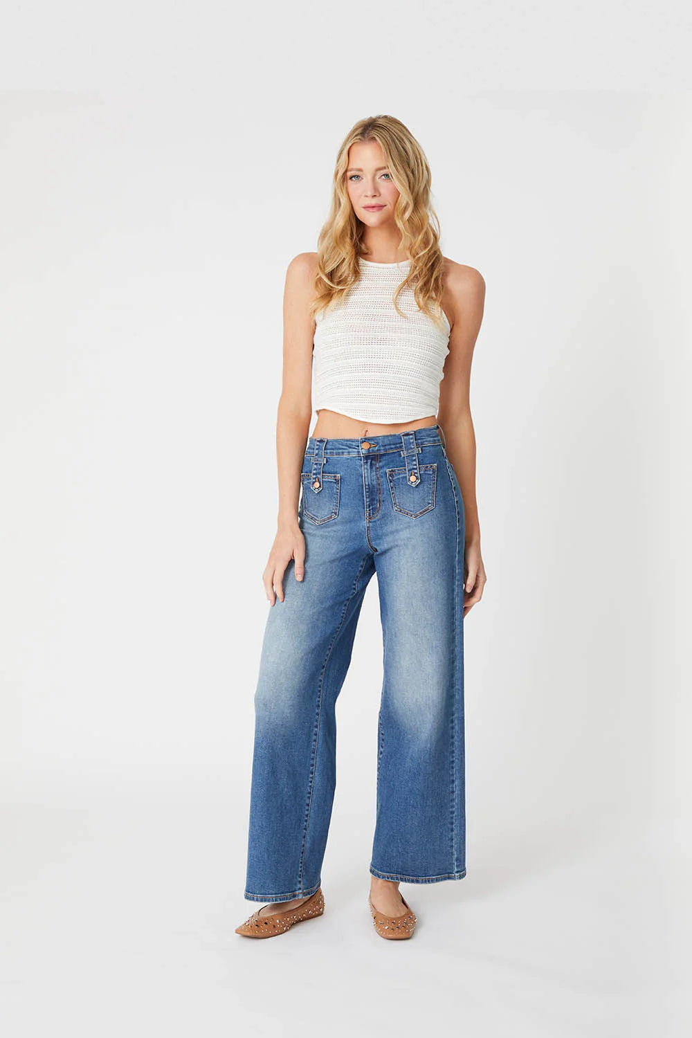Level99 Tribecca Sailor Wide Leg