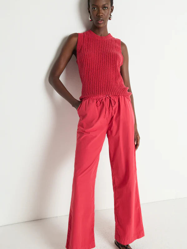 Nation Elliana Knit Tank Red