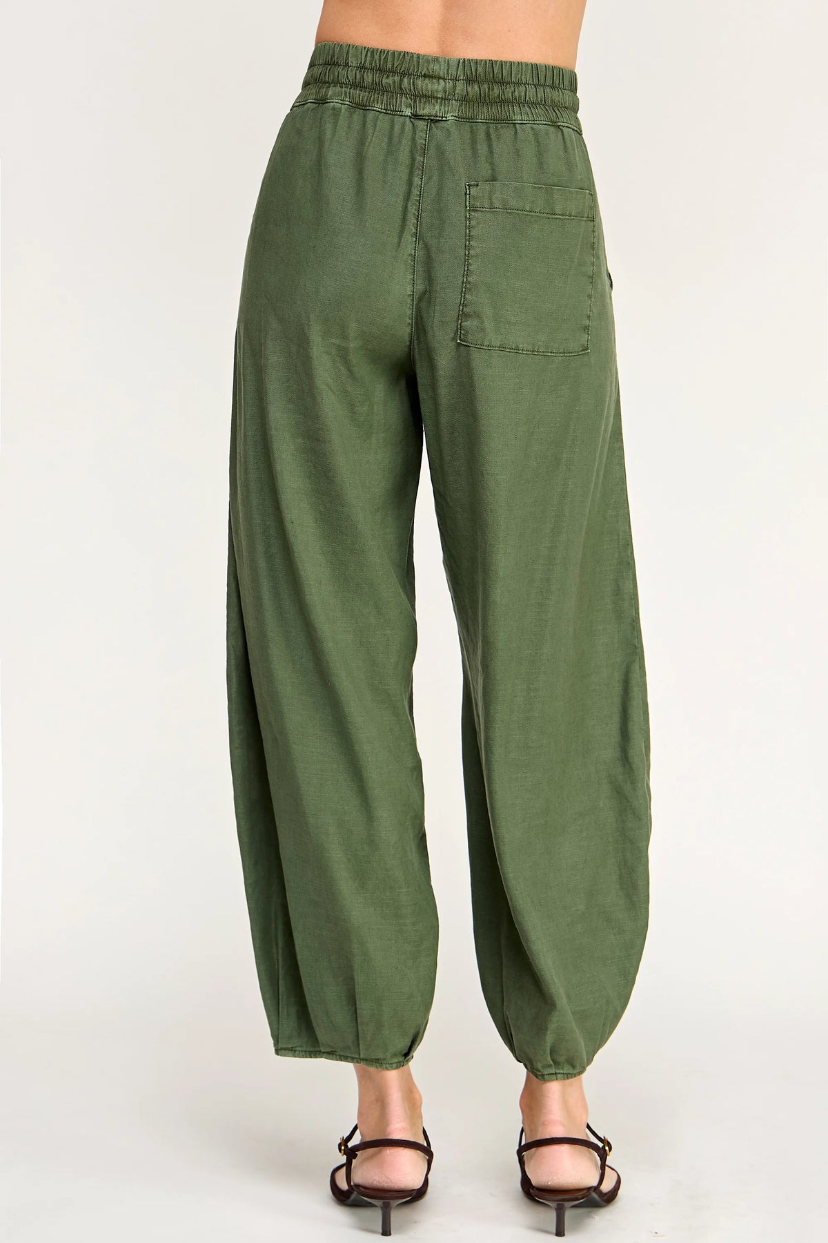 Level 99 Ellie Balloon Pants Avocado