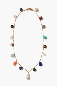 Chan Luu Tresor Station Necklace Multi