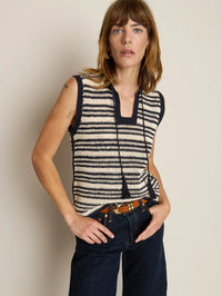 Nation Priscilla Crochet Tank Seascape