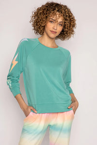 PJ Salvage Gradient Vibes L/S Green