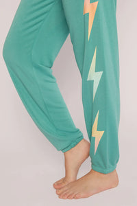 PJ Salvage Gradient Vibes Green Banded Pant
