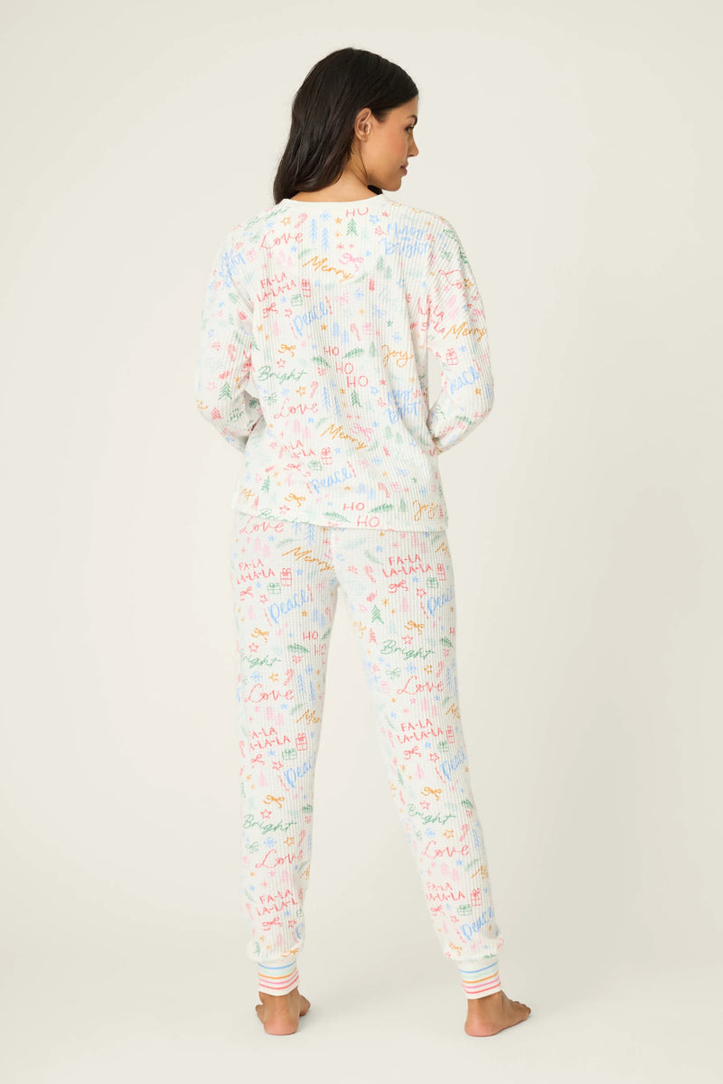 PJS Ski Jammie Fa La La Set