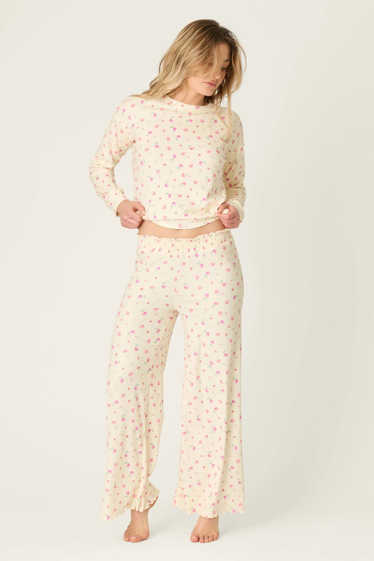 PJS For the Mamas Blooms Pants