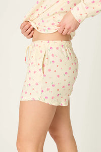 PJS For the Mamas Blooms Shorts