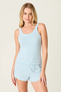 PJS Sweet Stripes Morning Blue Tank