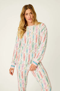 PJS Après Ski Print LS Henley