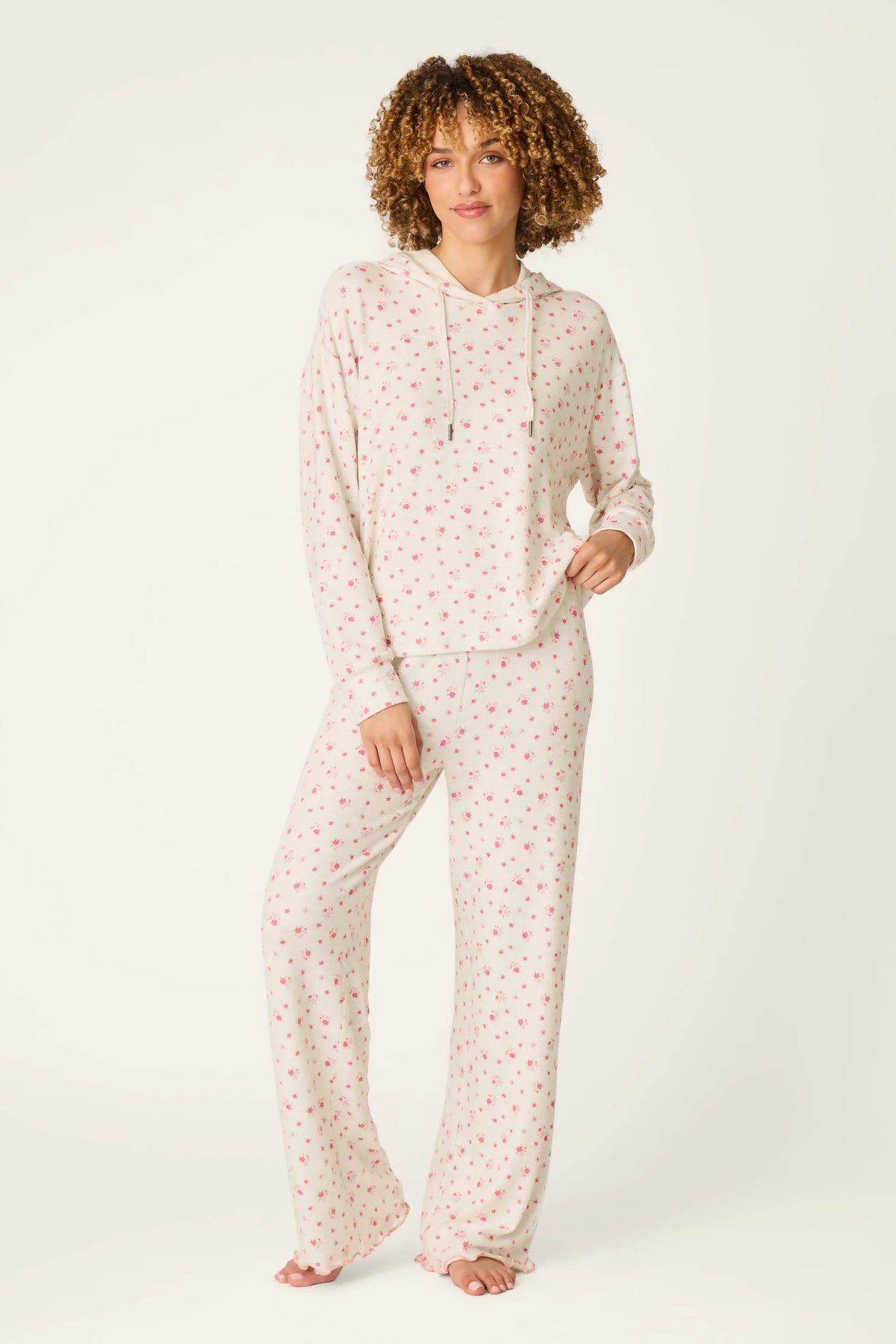 PJ Salvage Romantic Rose Hoodie Set