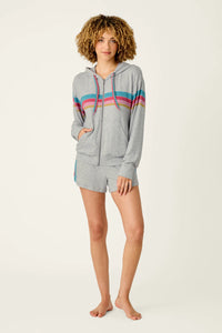 PJS Takin It Easy Striped Shorts