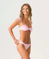 PQS Rosé Lace Fanned Bottom