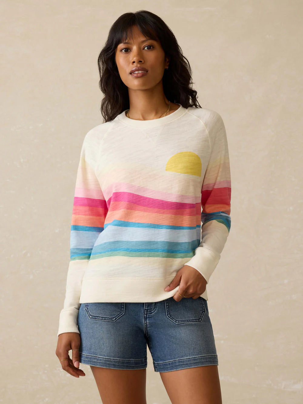 Faherty Sunwashed Soleil Crewneck
