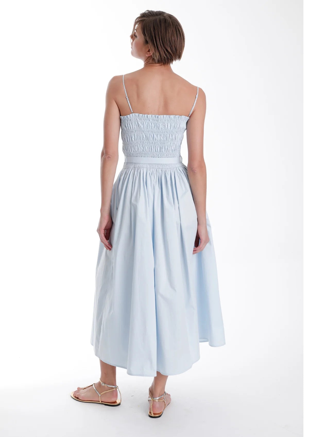 Karina Grimaldi Panama Maxi Dress LightBlue