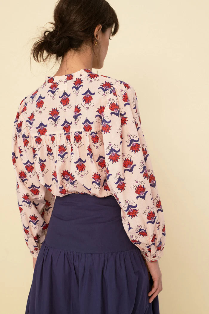 Sonmer Peach Vanessa Blouse