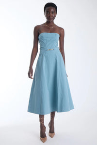 Karina Grimaldi Ale Midi Sky Dress