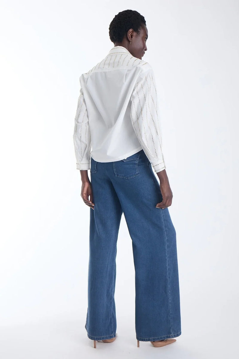 Karina Grimaldi Amelie White Shirt