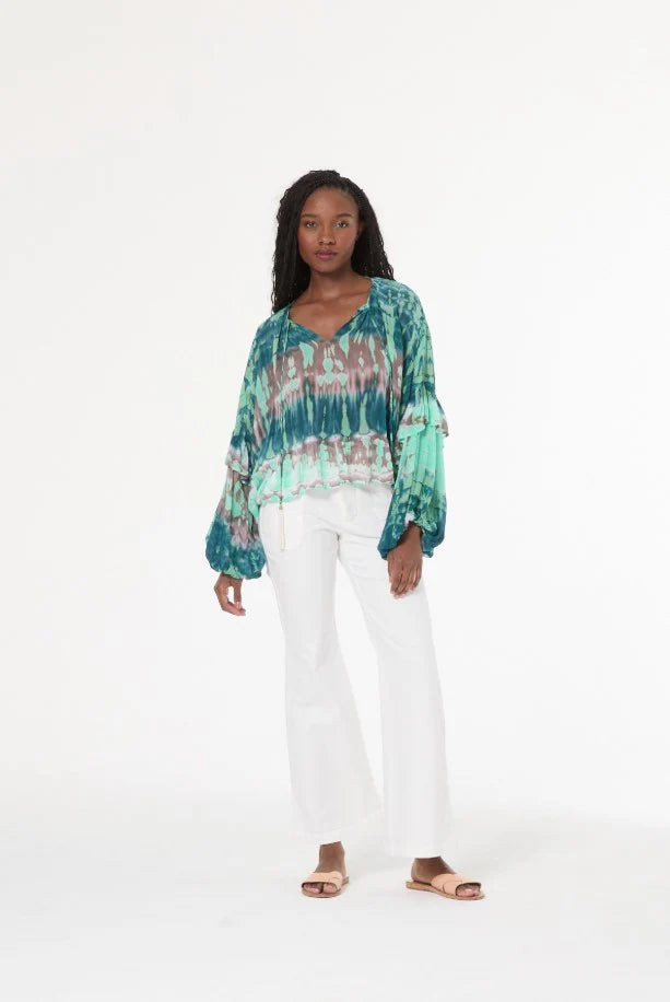 YFB Aster Top Teal Aurora