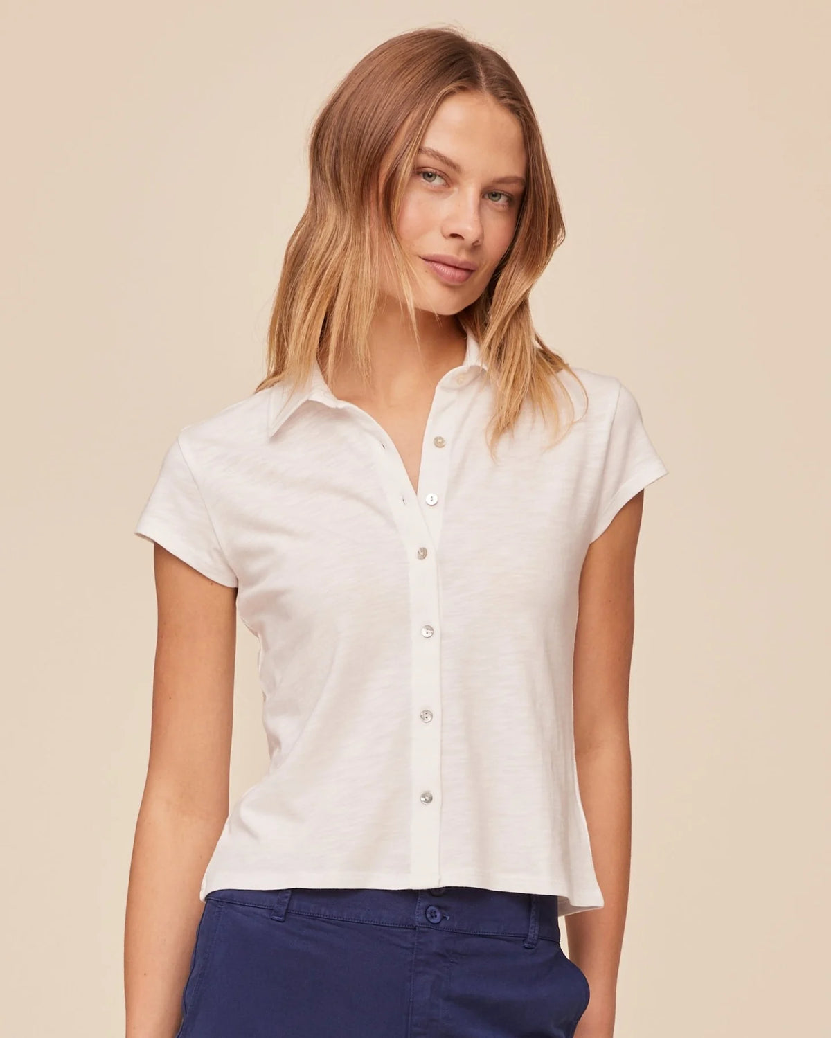 BD White Cap Sleeve