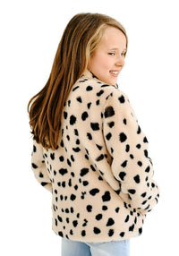 Fab Fur Kid's Cheetah Everyday Zip Jacket