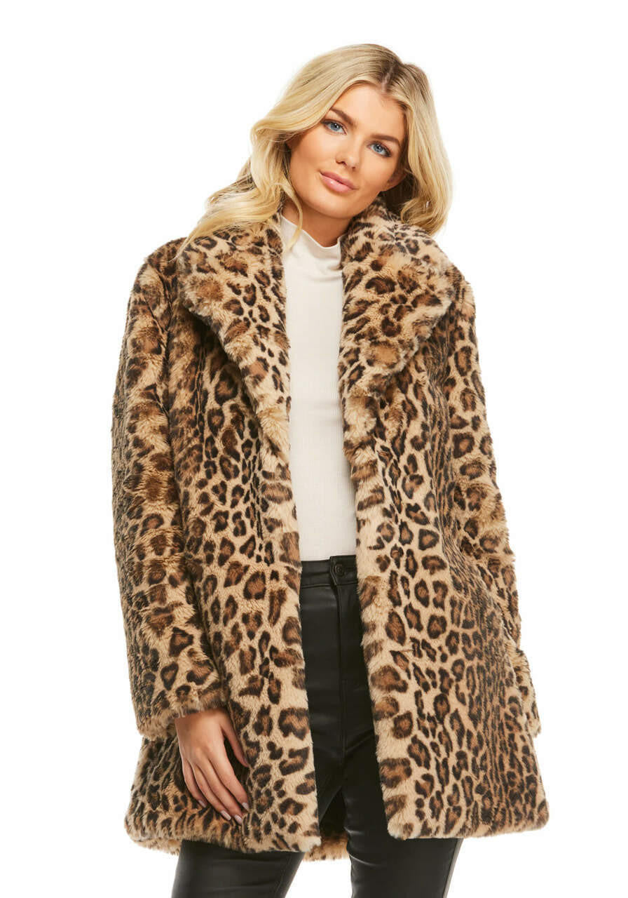 Fab Fur Leopard Le Mink Jacket