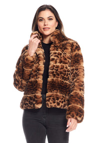 Fab Fur Posh Jacket Leo