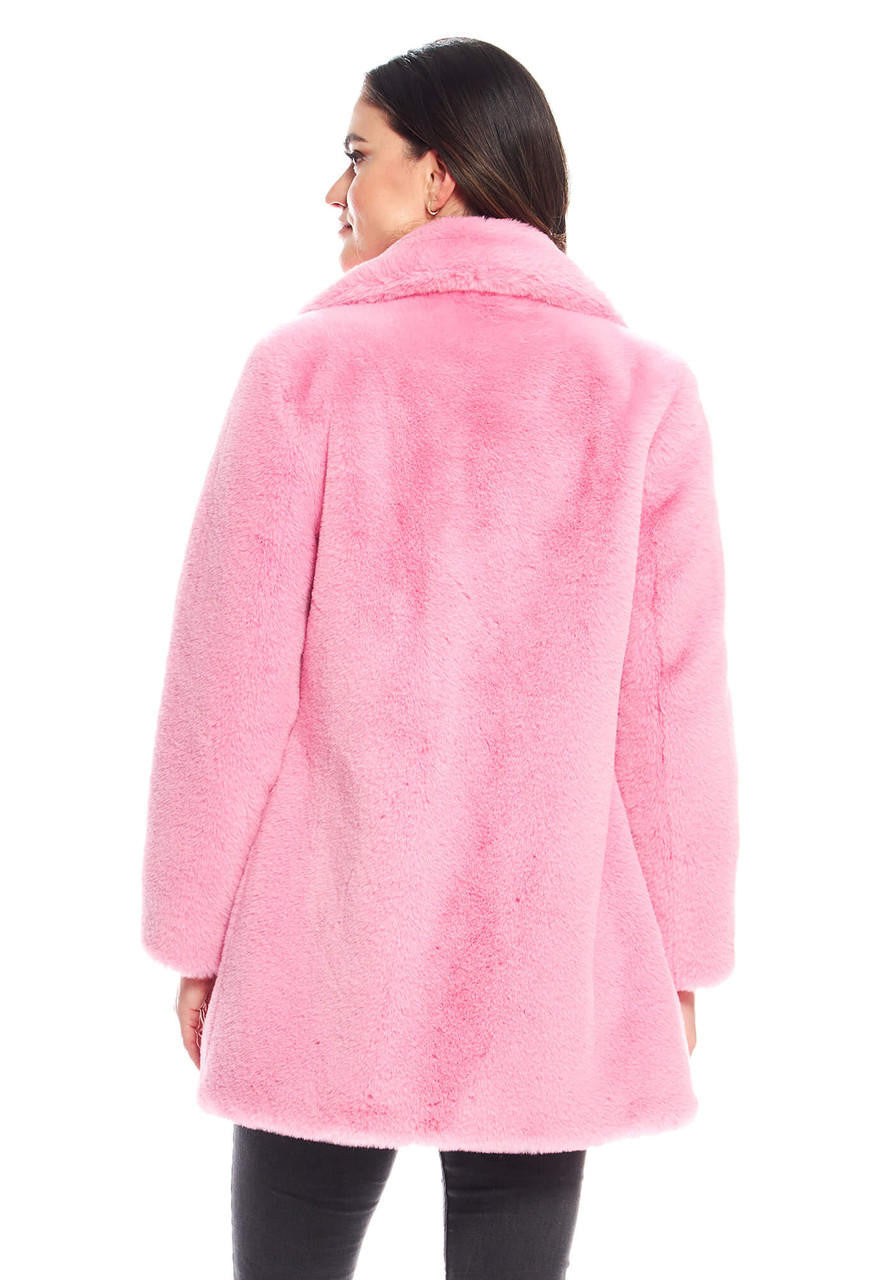 Fab Fur Pink Le Mink Jacket