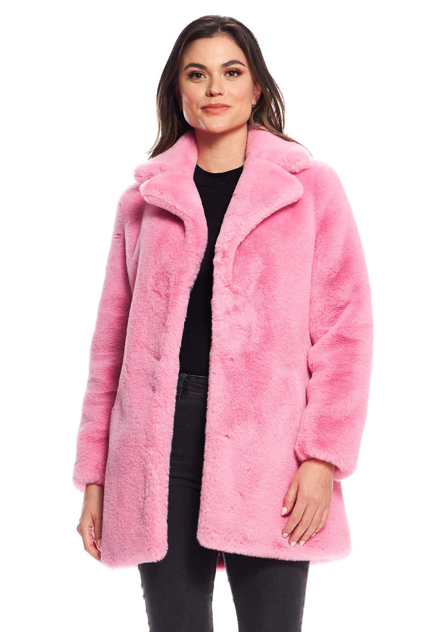 Pink 2024 mink jacket