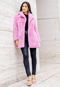 Fab Fur Pink Le Mink Jacket
