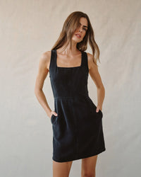 BD Fitted Mini Dress Dark Graphite