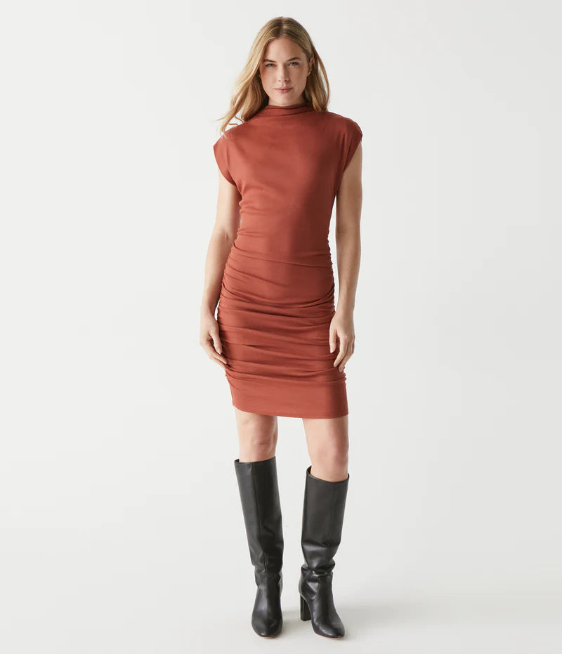 michael stars gia ruched dress Michael Stars Gia Dress